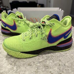 Size 9 - Nike Zoom LeBron NXXT Gen Glitch Ghost Green Racer Blue | DR8784-300